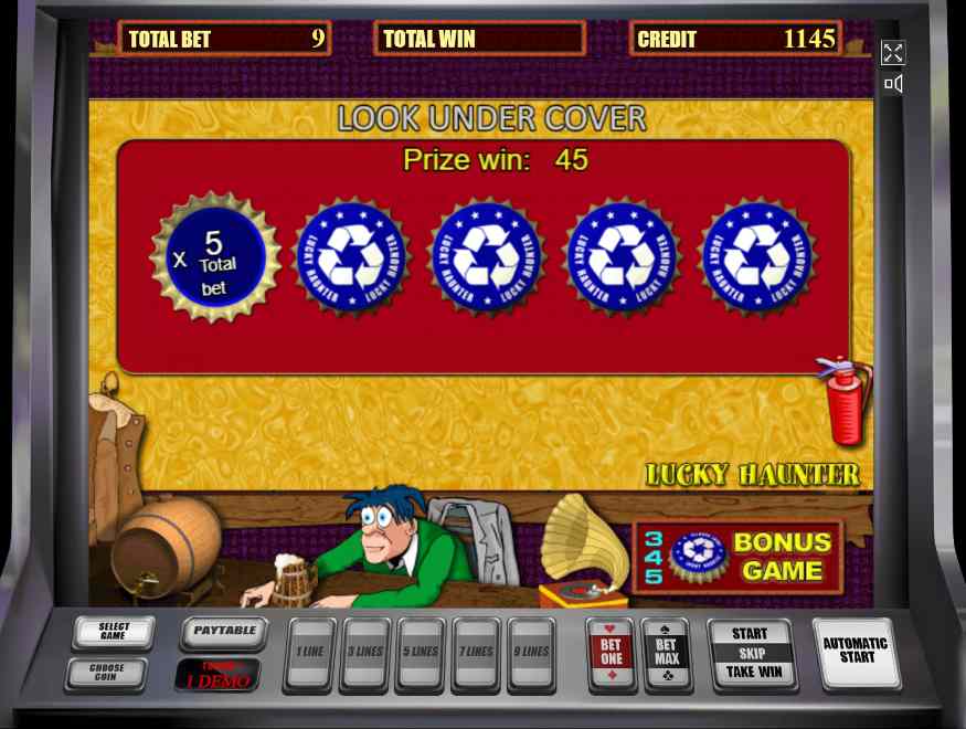 Бонусный раунд слота Лаки Хантер Бонус-игра Lucky Haunter